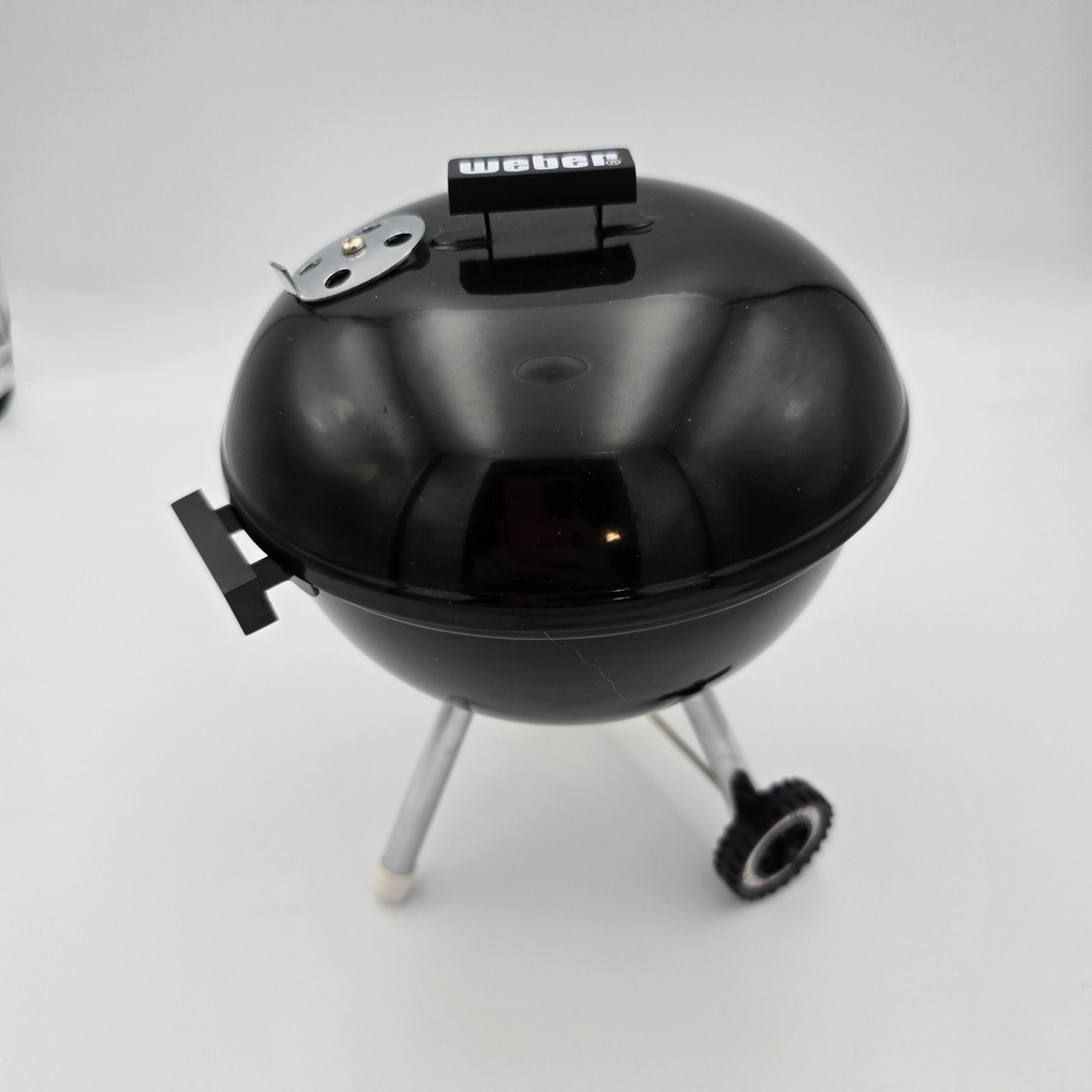 Weber Teleflora Miniature Black Kettle Grill Replica Collectible BBQ Decor